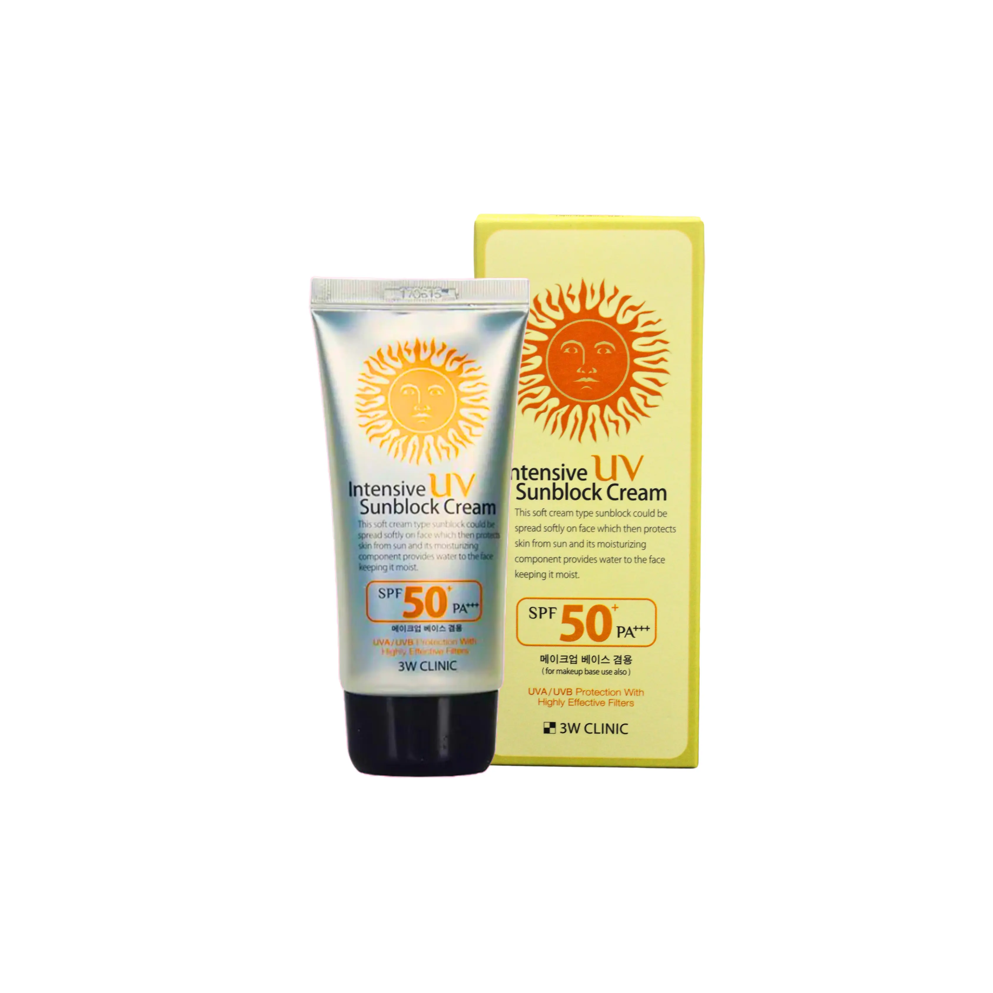 3W Clinic Intensive UV Sunblock Cream SPF 50+PA+++ 70ml
